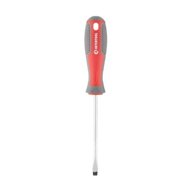 Отвертка шлицева SL5.0*100 мм, CR-V INTERTOOL VT-3306, фото , зображення 3 | SNABZHENIE.com.ua Отвертка шлицева SL5.0*100 мм, CR-V INTERTOOL VT-3306, фото , зображення 3 | SNABZHENIE.com.ua