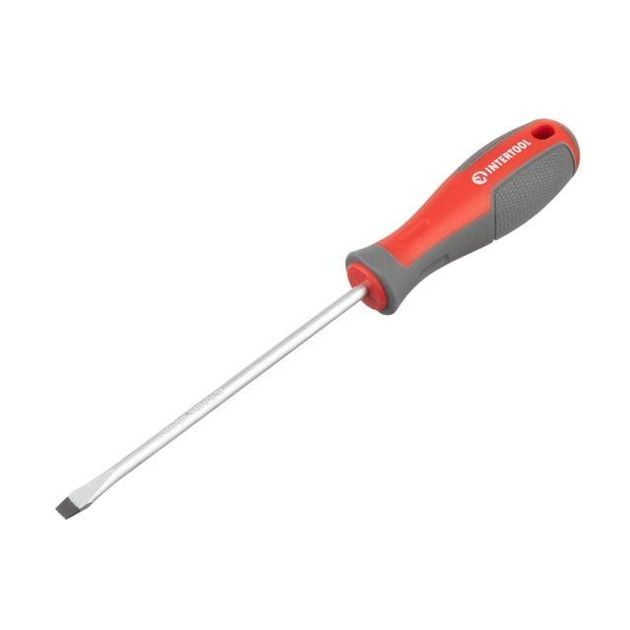 Отвертка шлицевая SL5.0*125 мм INTERTOOL VT-3307, фото  | SNABZHENIE.com.ua