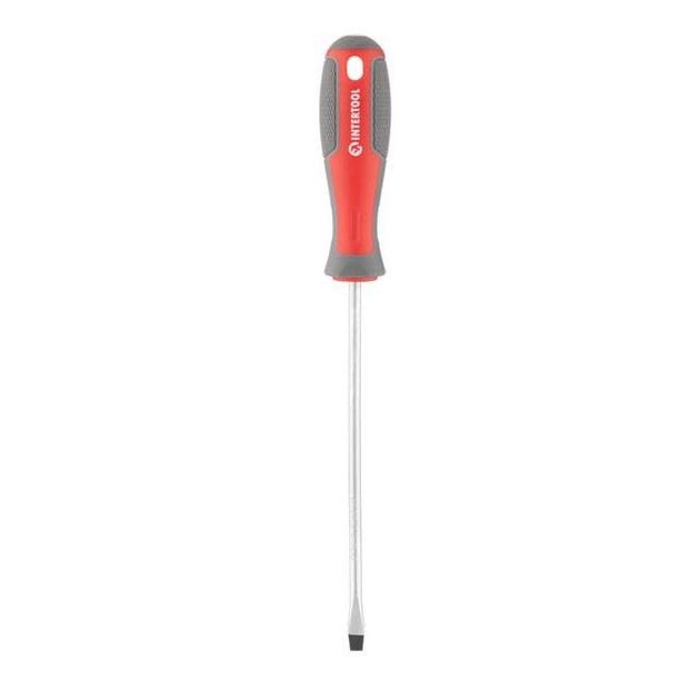Отвертка шлицевая SL5.0*150 мм, CR-V INTERTOOL VT-3308, фото , изображение 3 | SNABZHENIE.com.ua Отвертка шлицевая SL5.0*150 мм, CR-V INTERTOOL VT-3308, фото , изображение 3 | SNABZHENIE.com.ua
