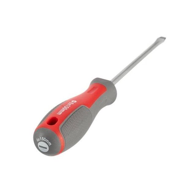 Отвертка шлицевая SL6.0*150 мм, CR-V INTERTOOL VT-3311, фото , изображение 2 | SNABZHENIE.com.ua Отвертка шлицевая SL6.0*150 мм, CR-V INTERTOOL VT-3311, фото , изображение 2 | SNABZHENIE.com.ua