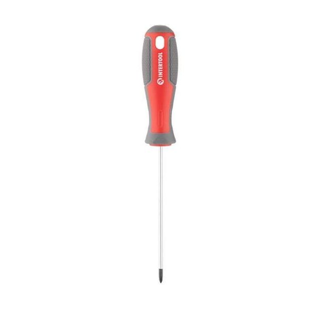 Отвертка крестовая PH0 100 мм CR-V INTERTOOL VT-3314, фото , изображение 3 | SNABZHENIE.com.ua Отвертка крестовая PH0 100 мм CR-V INTERTOOL VT-3314, фото , изображение 3 | SNABZHENIE.com.ua