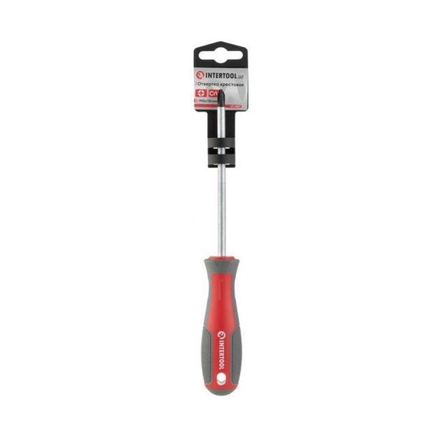 Отвертка крестовая PH2 125 мм INTERTOOL VT-3321, фото , изображение 5 | SNABZHENIE.com.ua Отвертка крестовая PH2 125 мм INTERTOOL VT-3321, фото , изображение 5 | SNABZHENIE.com.ua