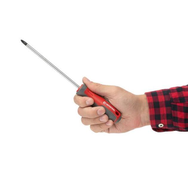 Отвертка крестовая PH2 150 мм INTERTOOL VT-3322, фото , изображение 4 | SNABZHENIE.com.ua Отвертка крестовая PH2 150 мм INTERTOOL VT-3322, фото , изображение 4 | SNABZHENIE.com.ua