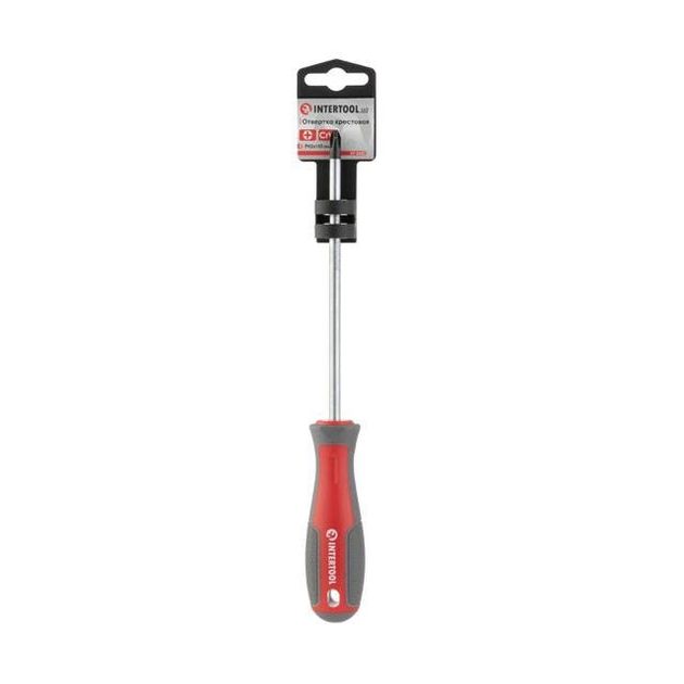 Отвертка крестовая PH2 150 мм INTERTOOL VT-3322, фото , изображение 5 | SNABZHENIE.com.ua Отвертка крестовая PH2 150 мм INTERTOOL VT-3322, фото , изображение 5 | SNABZHENIE.com.ua