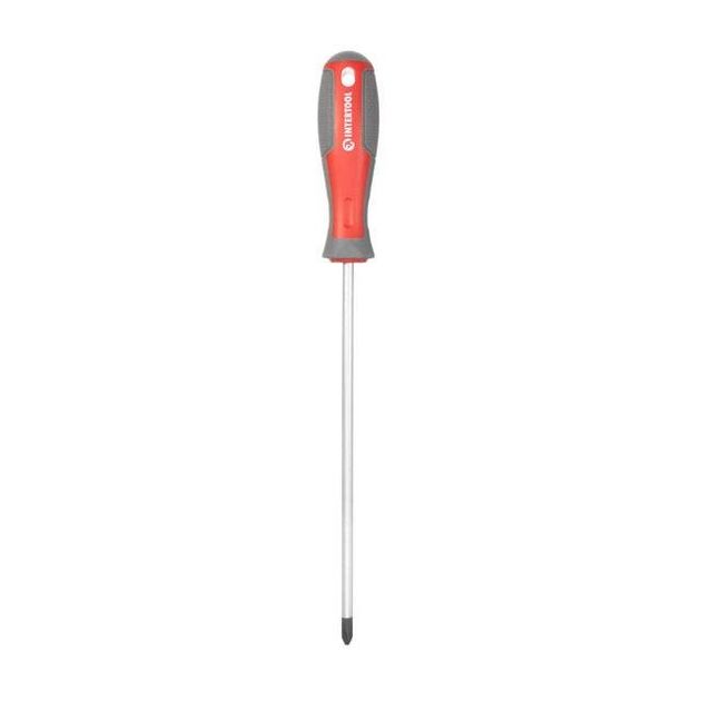 Отвертка крестовая PH2 200 мм, CR-V INTERTOOL VT-3323, фото , изображение 3 | SNABZHENIE.com.ua Отвертка крестовая PH2 200 мм, CR-V INTERTOOL VT-3323, фото , изображение 3 | SNABZHENIE.com.ua