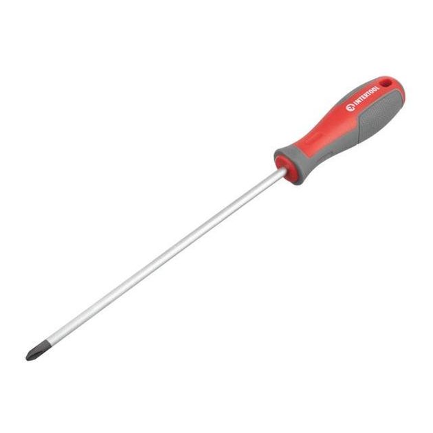 Отвертка крестова PH2*200 мм, CR-V INTERTOOL VT-3323, фото  | SNABZHENIE.com.ua