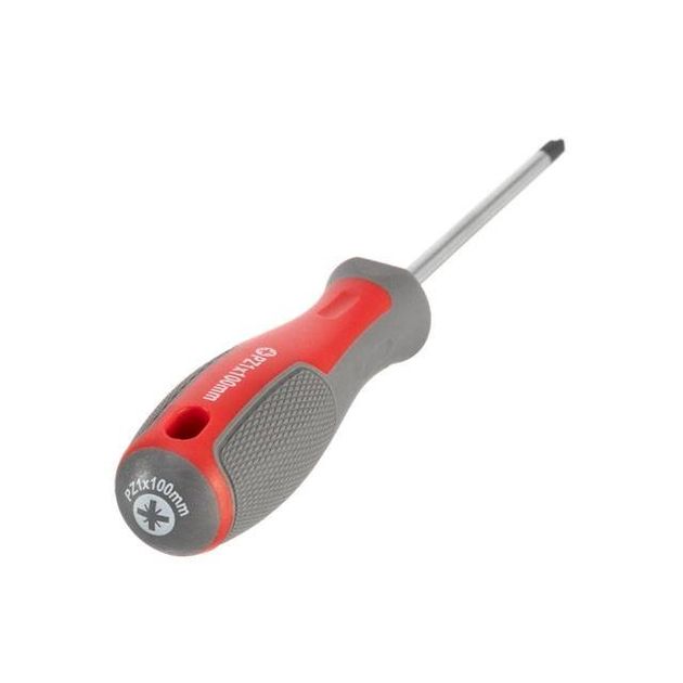 Отвертка крестовая PZ1 100 мм, CR-V INTERTOOL VT-3332, фото , изображение 2 | SNABZHENIE.com.ua Отвертка крестовая PZ1 100 мм, CR-V INTERTOOL VT-3332, фото , изображение 2 | SNABZHENIE.com.ua