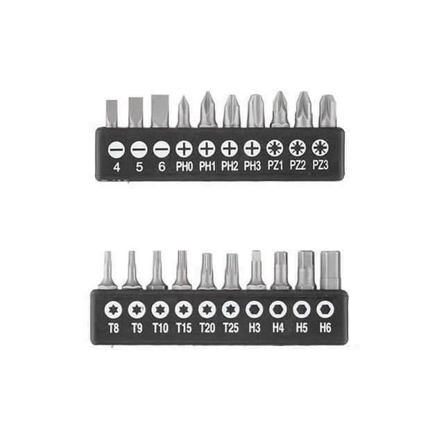 Набор отверток с насадками 27 ед INTERTOOL VT-3351, фото , изображение 5 | SNABZHENIE.com.ua Набор отверток с насадками 27 ед INTERTOOL VT-3351, фото , изображение 5 | SNABZHENIE.com.ua