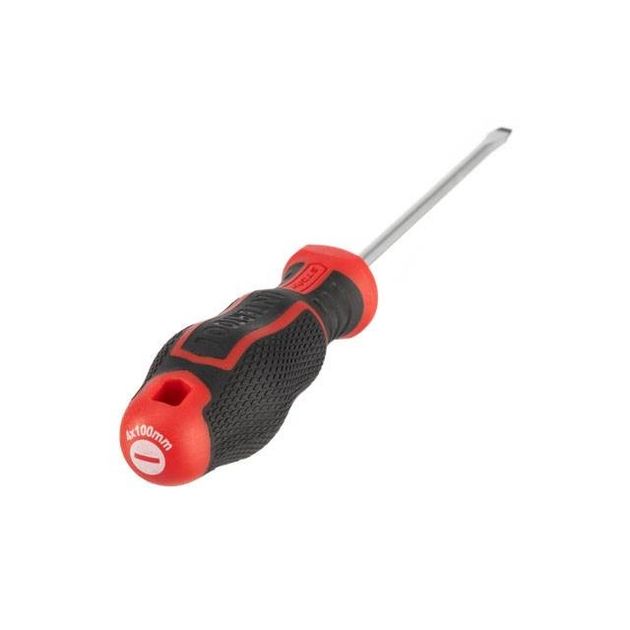 Отвертка шлицевая SL4.0*100 мм, S2, STORM INTERTOOL VT-3403, фото , изображение 2 | SNABZHENIE.com.ua Отвертка шлицевая SL4.0*100 мм, S2, STORM INTERTOOL VT-3403, фото , изображение 2 | SNABZHENIE.com.ua