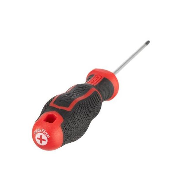 Отвертка PH0*75 мм S2 STORM INTERTOOL VT-3413, фото , изображение 2 | SNABZHENIE.com.ua Отвертка PH0*75 мм S2 STORM INTERTOOL VT-3413, фото , изображение 2 | SNABZHENIE.com.ua