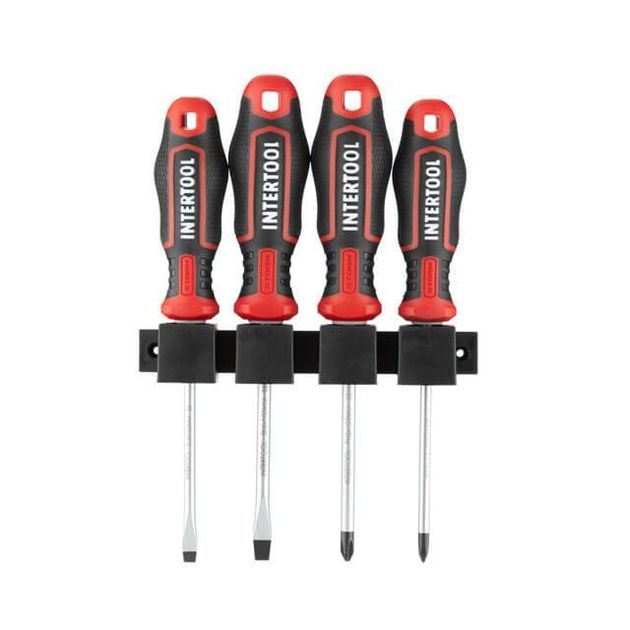 Набор отверток 4 шт. STORM INTERTOOL VT-3434, SL/PH 100 мм, фото , изображение 2 | SNABZHENIE.com.ua Набор отверток 4 шт. STORM INTERTOOL VT-3434, SL/PH 100 мм, фото , изображение 2 | SNABZHENIE.com.ua