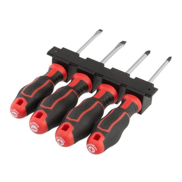 Набор отверток 4 шт. STORM INTERTOOL VT-3434, SL/PH 100 мм, фото , изображение 3 | SNABZHENIE.com.ua Набор отверток 4 шт. STORM INTERTOOL VT-3434, SL/PH 100 мм, фото , изображение 3 | SNABZHENIE.com.ua