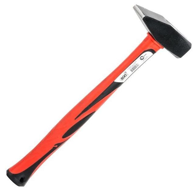 Молоток 800 г, фиберглассовая ручка INTERTOOL HT-0208, фото , изображение 9 | SNABZHENIE.com.ua Молоток 800 г, фиберглассовая ручка INTERTOOL HT-0208, фото , изображение 9 | SNABZHENIE.com.ua