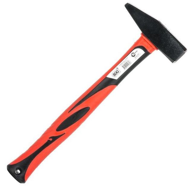 Молоток 800 г, фиберглассовая ручка INTERTOOL HT-0208, фото , изображение 10 | SNABZHENIE.com.ua Молоток 800 г, фиберглассовая ручка INTERTOOL HT-0208, фото , изображение 10 | SNABZHENIE.com.ua