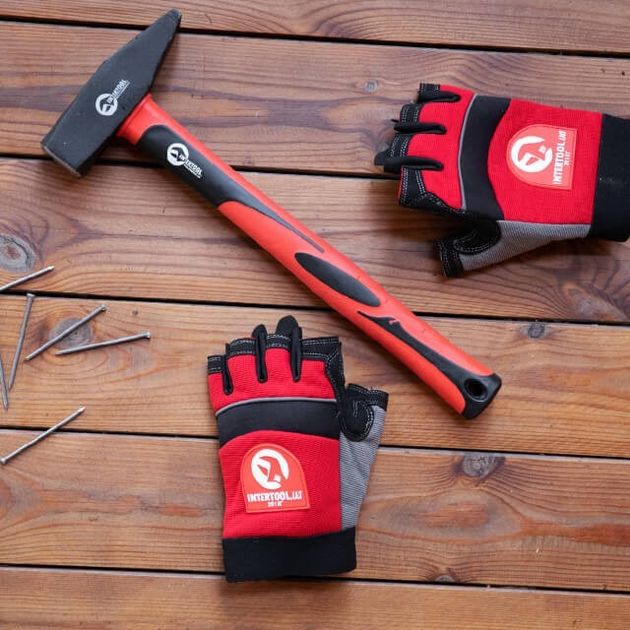 Молоток 1000 г, фиберглассовая ручка INTERTOOL HT-0210, фото , изображение 6 | SNABZHENIE.com.ua Молоток 1000 г, фиберглассовая ручка INTERTOOL HT-0210, фото , изображение 6 | SNABZHENIE.com.ua