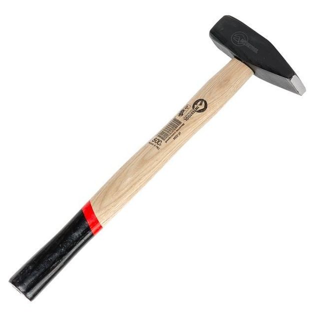 Молоток слесарний 500 г, ручка ясень. INTERTOOL HT-0254, фото , зображення 2 | SNABZHENIE.com.ua Молоток слесарний 500 г, ручка ясень. INTERTOOL HT-0254, фото , зображення 2 | SNABZHENIE.com.ua