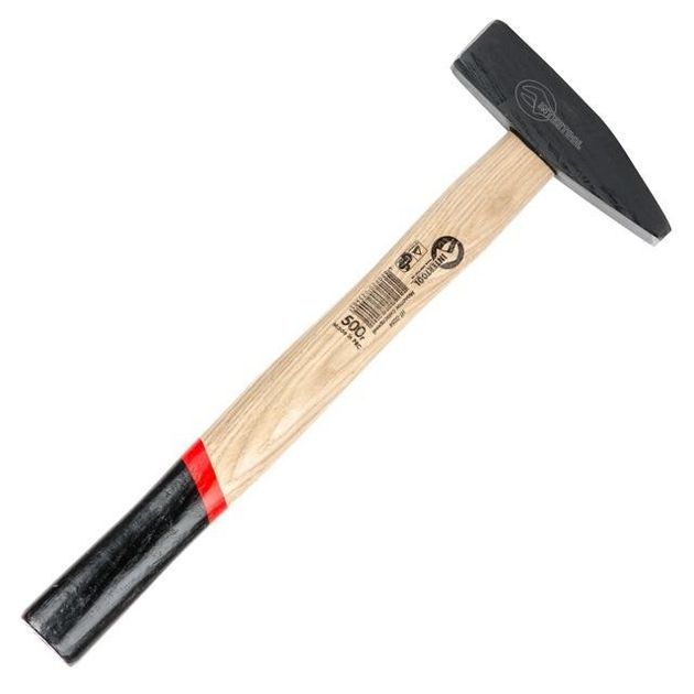 Молоток слесарный 500 г, ручка из ясеня, INTERTOOL HT-0254, фото  | SNABZHENIE.com.ua
