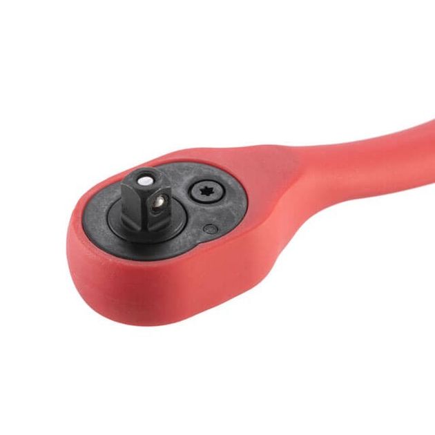 Рукоятка с храповым механизмом 1/4" 72 зуба изогнутая Cr-V INTERTOOL, фото , изображение 5 | SNABZHENIE.com.ua Рукоятка с храповым механизмом 1/4" 72 зуба изогнутая Cr-V INTERTOOL, фото , изображение 5 | SNABZHENIE.com.ua