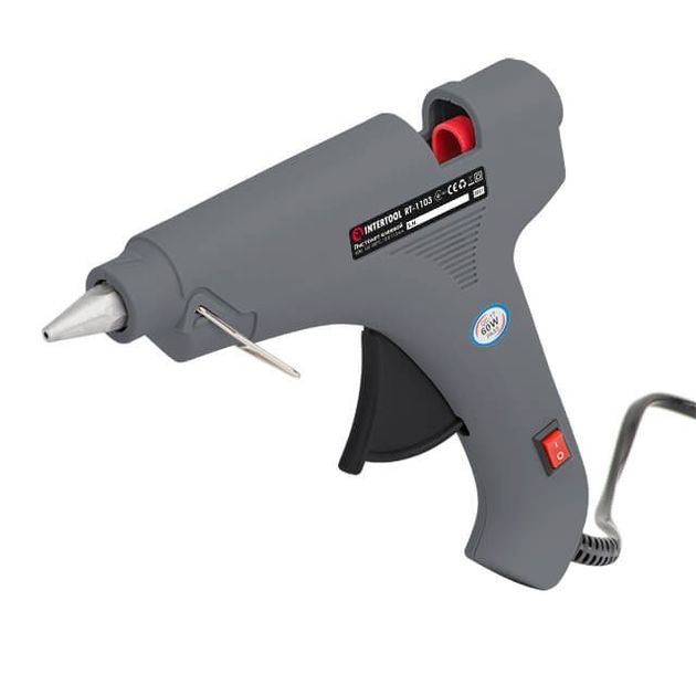 Клеевой пистолет INTERTOOL RT-1103, 60 Вт, 230 В, 10.8-11.5 мм, фото , изображение 2 | SNABZHENIE.com.ua Клеевой пистолет INTERTOOL RT-1103, 60 Вт, 230 В, 10.8-11.5 мм, фото , изображение 2 | SNABZHENIE.com.ua