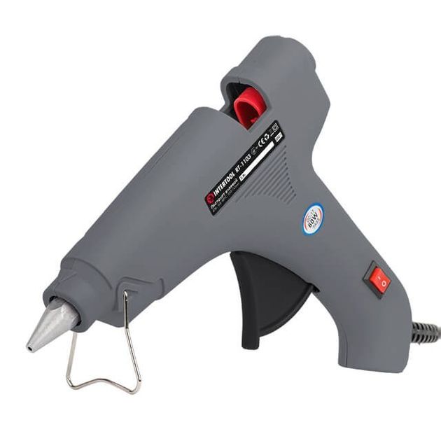 Клеевой пистолет INTERTOOL RT-1103, 60 Вт, 230 В, 10.8-11.5 мм, фото , изображение 5 | SNABZHENIE.com.ua Клеевой пистолет INTERTOOL RT-1103, 60 Вт, 230 В, 10.8-11.5 мм, фото , изображение 5 | SNABZHENIE.com.ua