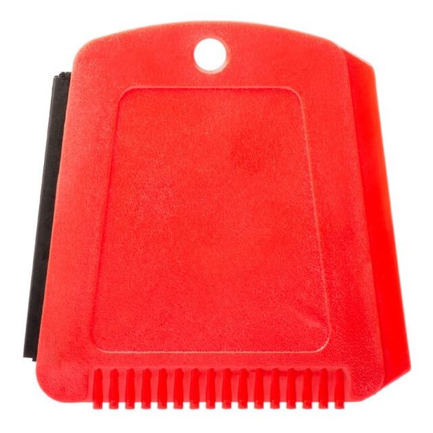 Скребок автомобильный для стекла с водосгоном 12х12 см INTERTOOL, фото , изображение 2 | SNABZHENIE.com.ua