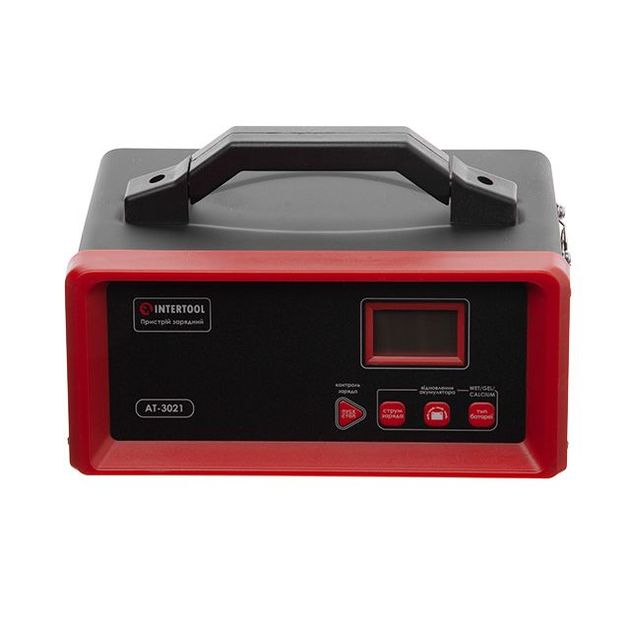 Зарядное устройство INTERTOOL AT-3021 12 В, 5/10/15/20 А, 230 В, реанимация, фото , изображение 3 | SNABZHENIE.com.ua