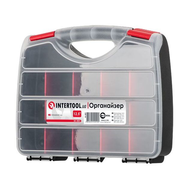 Органайзер 12,5" 320x260x50 мм INTERTOOL BX-4001, фото , зображення 4 | SNABZHENIE.com.ua Органайзер 12,5" 320x260x50 мм INTERTOOL BX-4001, фото , зображення 4 | SNABZHENIE.com.ua