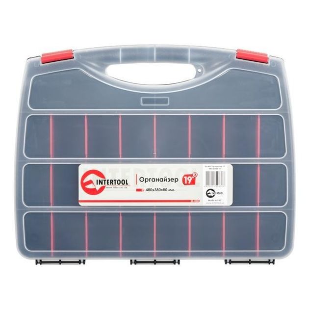 Органайзер INTERTOOL BX-4003, пластик, 194x380x80 мм, фото  | SNABZHENIE.com.ua