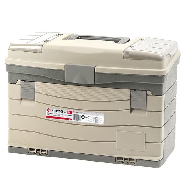 Многофункциональный пластиковый органайзер для метизов INTERTOOL BX-4017, фото  | SNABZHENIE.com.ua