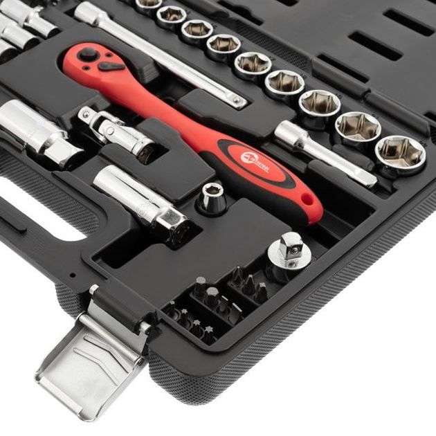 Набор инструментов 39 ед. 3/8 Cr-V INTERTOOL ET-6039, фото , изображение 6 | SNABZHENIE.com.ua Набор инструментов 39 ед. 3/8 Cr-V INTERTOOL ET-6039, фото , изображение 6 | SNABZHENIE.com.ua