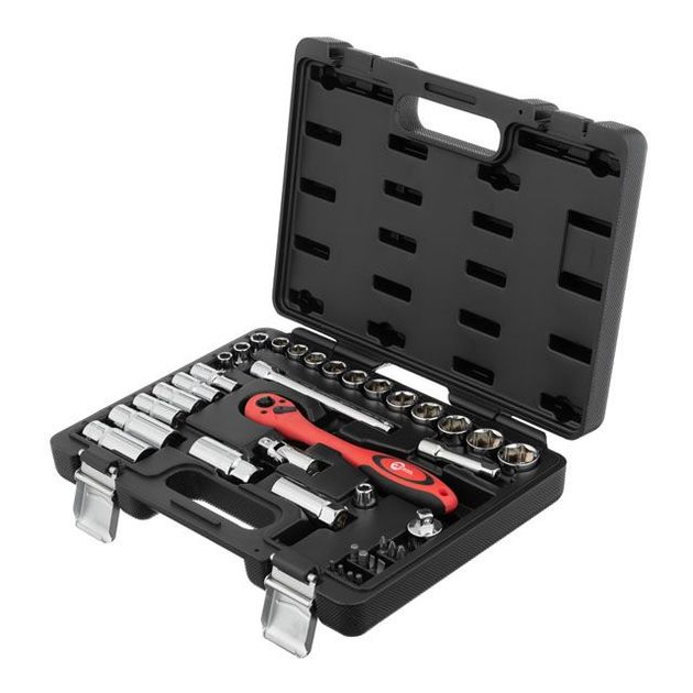 Набор инструментов 39 ед. 3/8 Cr-V INTERTOOL ET-6039, фото  | SNABZHENIE.com.ua