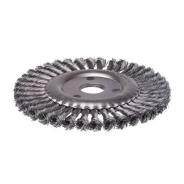 Кольцевая щетка 200x32 мм (витая проволока) INTERTOOL BT-7200, фото  | SNABZHENIE.com.ua