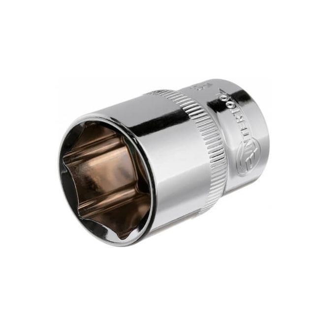 Головка шестигранная 1/2", 21 мм, хром-ванадий INTERTOOL ET-0021, фото  | SNABZHENIE.com.ua