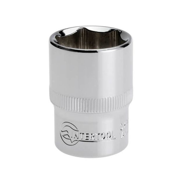 Головка шестигранная 1/2", 22x38 мм, хром-ванадий INTERTOOL ET-0022, фото , зображення 2 | SNABZHENIE.com.ua Головка шестигранная 1/2", 22x38 мм, хром-ванадий INTERTOOL ET-0022, фото , зображення 2 | SNABZHENIE.com.ua