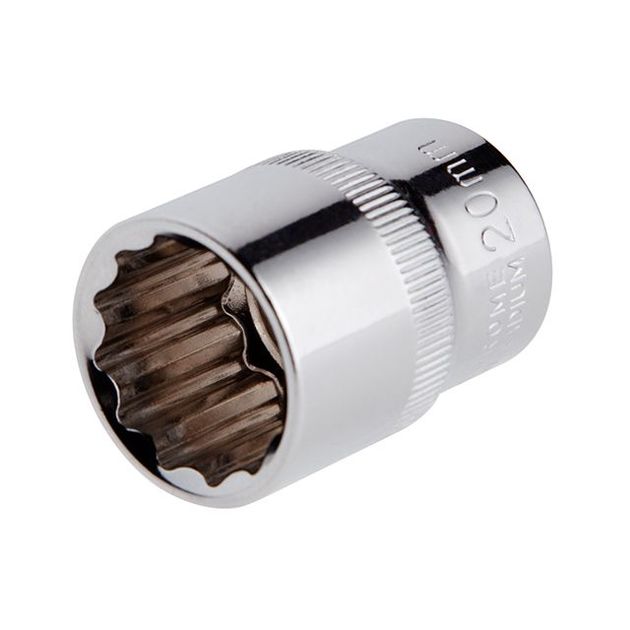 Головка 12-гранная 1/2" 20 мм INTERTOOL ET-0220, фото  | SNABZHENIE.com.ua