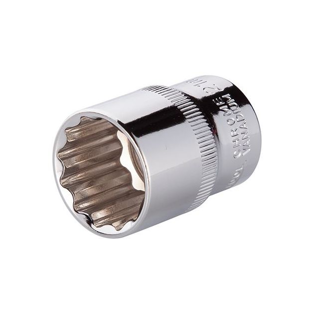 Головка дванадцятигранна, 1/2", 21 мм INTERTOOL ET-0221, фото  | SNABZHENIE.com.ua