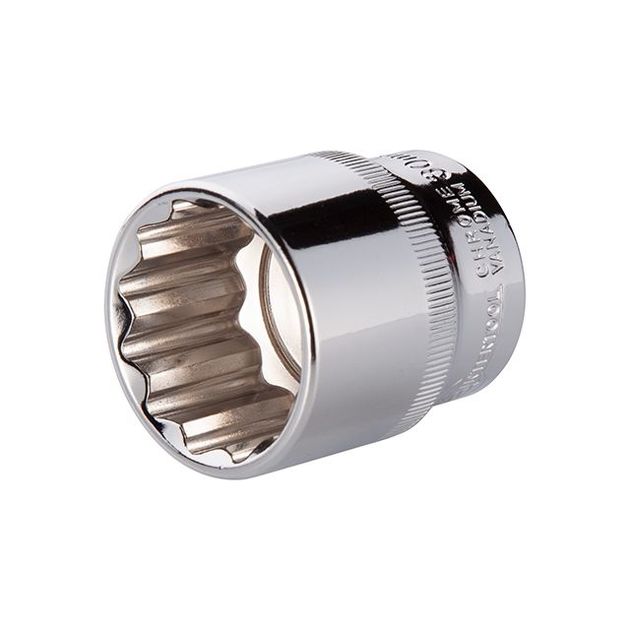 Головка дванадцятигранна, 1/2, 30 мм INTERTOOL ET-0230, фото  | SNABZHENIE.com.ua
