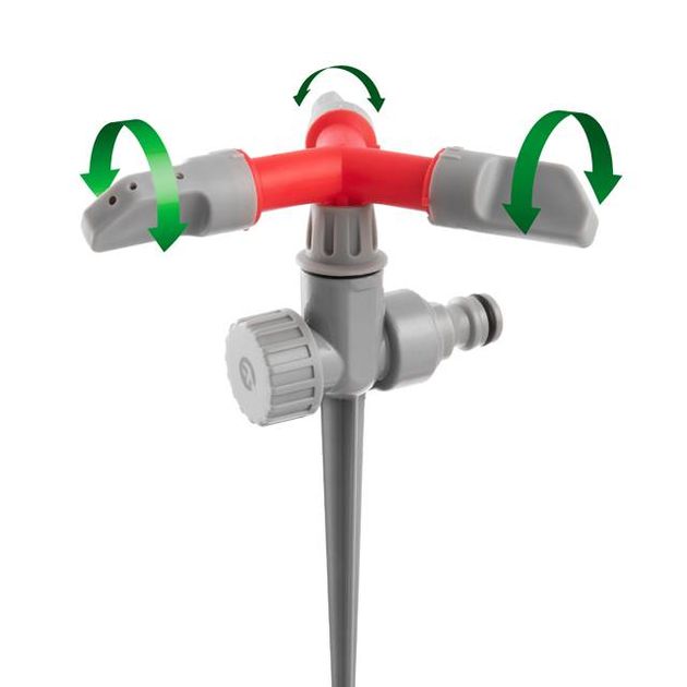 Круговой дождеватель с вращающейся головкой INTERTOOL GE-0055, фото , изображение 4 | SNABZHENIE.com.ua Круговой дождеватель с вращающейся головкой INTERTOOL GE-0055, фото , изображение 4 | SNABZHENIE.com.ua