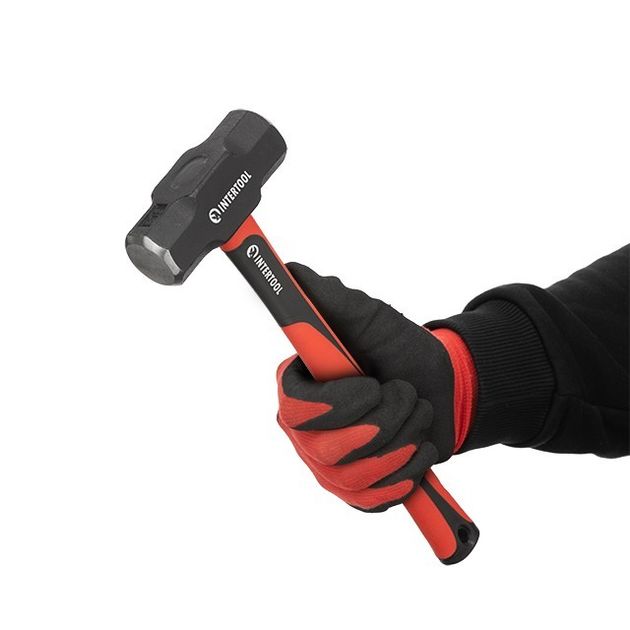 Кувалда INTERTOOL HT-0241, 1500 г, ручка из фибергласса, фото , изображение 4 | SNABZHENIE.com.ua Кувалда INTERTOOL HT-0241, 1500 г, ручка из фибергласса, фото , изображение 4 | SNABZHENIE.com.ua