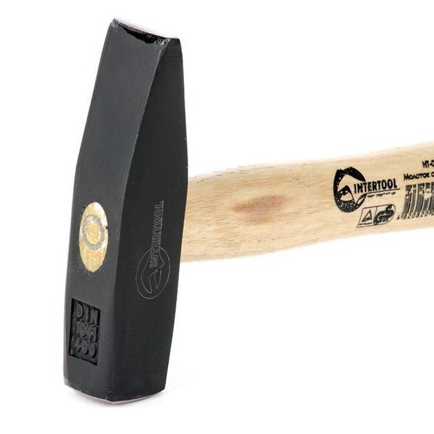 Молоток слесарний 400 г, ручка ясень. INTERTOOL HT-0253, фото , зображення 5 | SNABZHENIE.com.ua Молоток слесарний 400 г, ручка ясень. INTERTOOL HT-0253, фото , зображення 5 | SNABZHENIE.com.ua