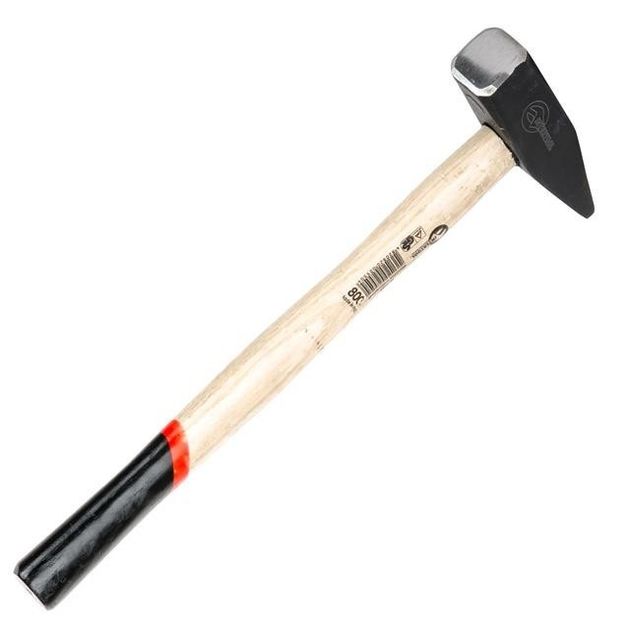 Молоток слесарний 800 г, ручка ясень INTERTOOL HT-0255, фото , зображення 3 | SNABZHENIE.com.ua Молоток слесарний 800 г, ручка ясень INTERTOOL HT-0255, фото , зображення 3 | SNABZHENIE.com.ua