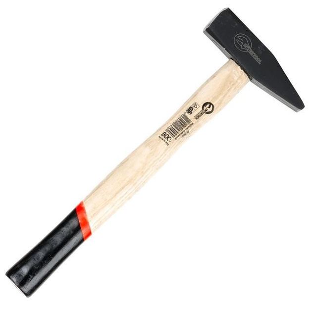 Молоток слесарный 800 г, ясеневая ручка INTERTOOL HT-0255, фото  | SNABZHENIE.com.ua