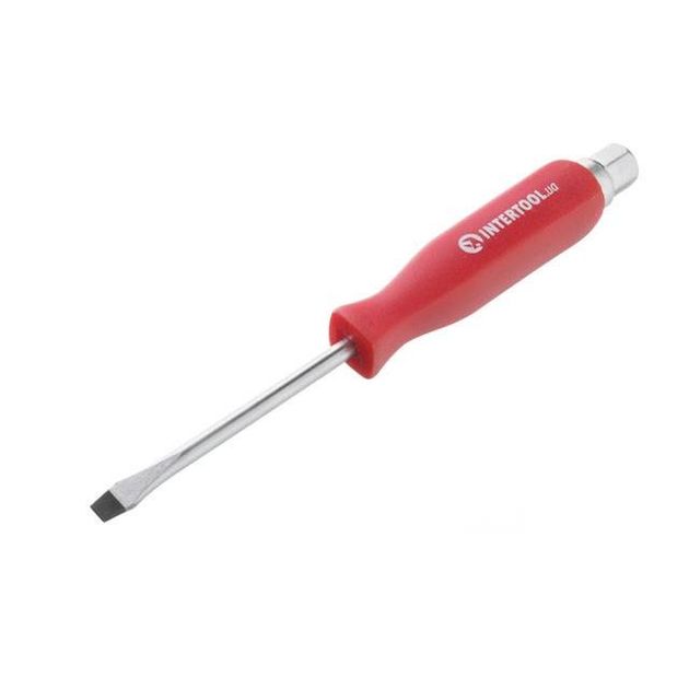 Отвертка ударная SL5x75 мм Cr-V INTERTOOL HT-0481, фото  | SNABZHENIE.com.ua