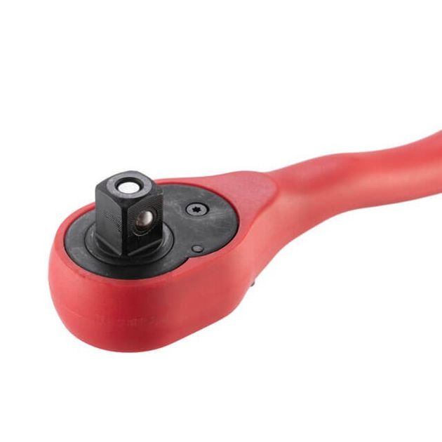 Рукоятка с храповым механизмом на 72 зуба 1/2" изогнутая Cr-v (Professional) INTERTOOL HT-2109, фото , зображення 5 | SNABZHENIE.com.ua Рукоятка с храповым механизмом на 72 зуба 1/2" изогнутая Cr-v (Professional) INTERTOOL HT-2109, фото , зображення 5 | SNABZHENIE.com.ua