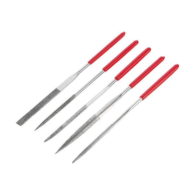 Набор алмазных надфилей INTERTOOL HT-3709, 5 шт., 140 мм, фото  | SNABZHENIE.com.ua