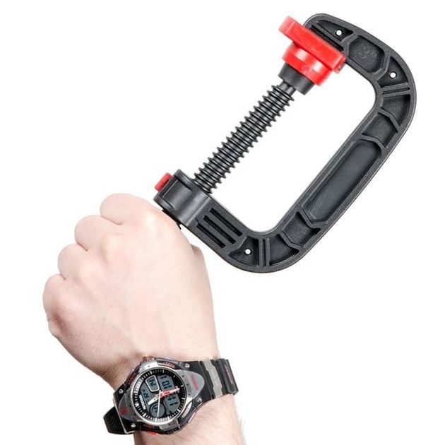 Струбцина тип "C", 3" / 75 мм, нейлоновая INTERTOOL HT-6012, фото , зображення 3 | SNABZHENIE.com.ua