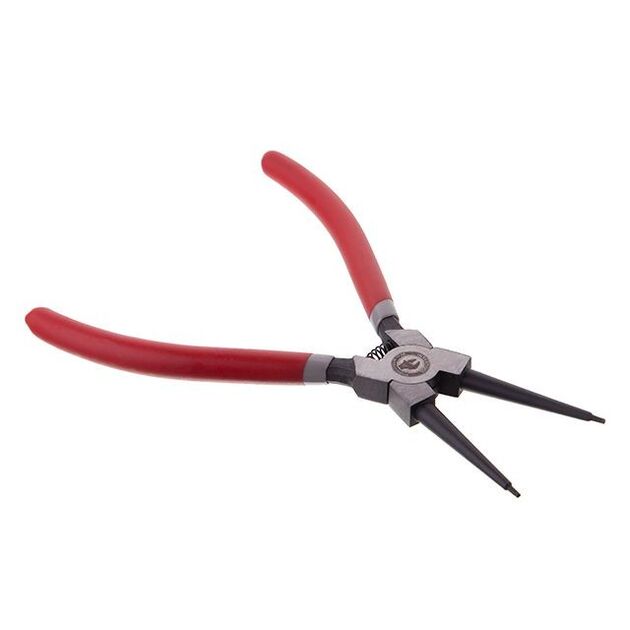 Щипцы для снятия стопорных колец прямые, 180 мм INTERTOOL HT-7011, фото  | SNABZHENIE.com.ua