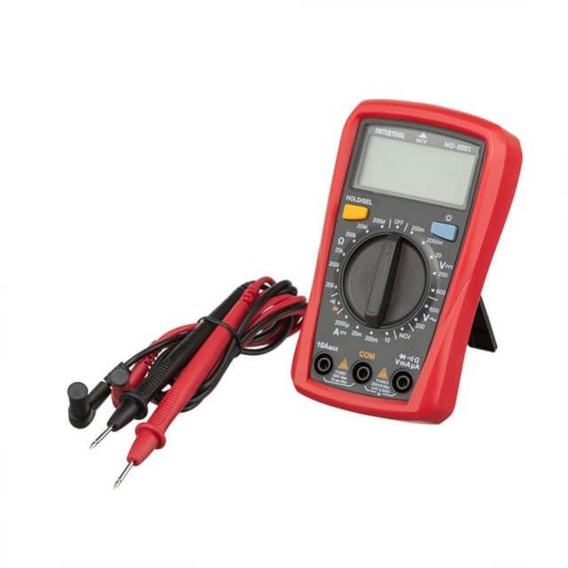 Цифровой мультиметр INTERTOOL MD-0001 CAT II 300 В / CAT I 600 В, фото , изображение 6 | SNABZHENIE.com.ua Цифровой мультиметр INTERTOOL MD-0001 CAT II 300 В / CAT I 600 В, фото , изображение 6 | SNABZHENIE.com.ua
