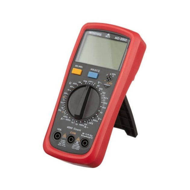 Цифровой мультиметр INTERTOOL MD-0002 CAT III 600 В / CAT II 1000 В, фото  | SNABZHENIE.com.ua