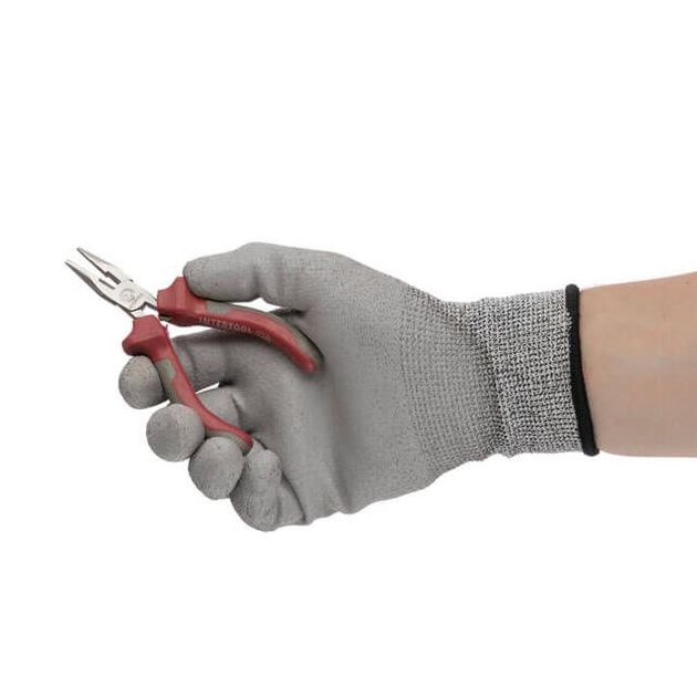 Утконоси прямі прецизійні комбіновані з накладками на рукоятках з двох матеріалів 115 мм INTERTOOL NT-0102, фото , зображення 5 | SNABZHENIE.com.ua Утконоси прямі прецизійні комбіновані з накладками на рукоятках з двох матеріалів 115 мм INTERTOOL NT-0102, фото , зображення 5 | SNABZHENIE.com.ua